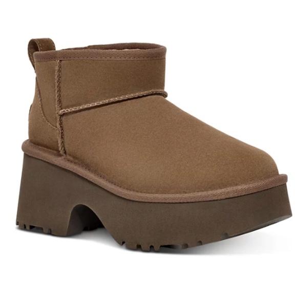 UGG Classic Ultra Mini New Heights boots hickory - 7 - Picture 1 of 13